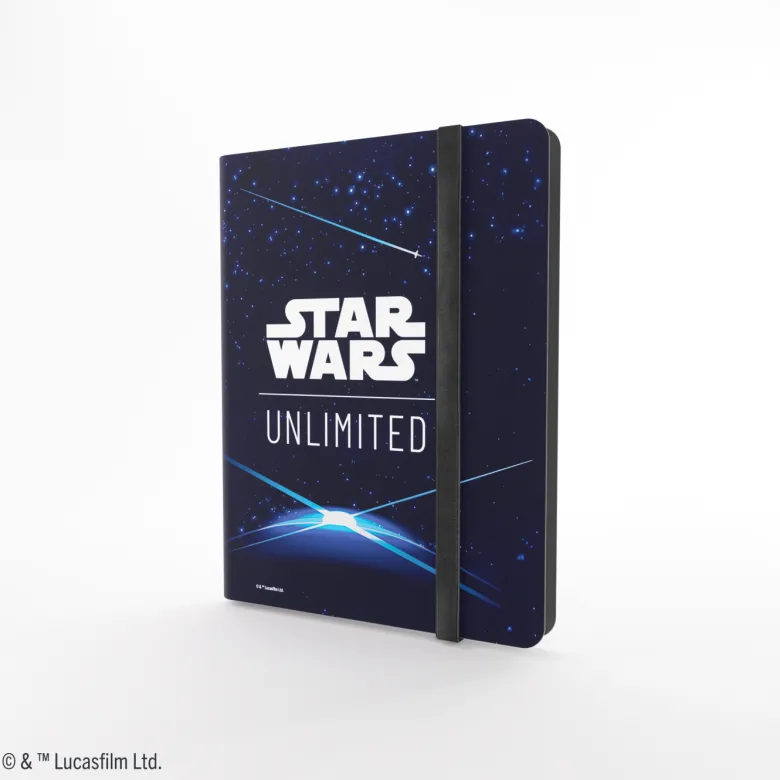 Gamegenic: Star Wars Unlimited Card Game - 18-Pocket Album - Card Back Blue