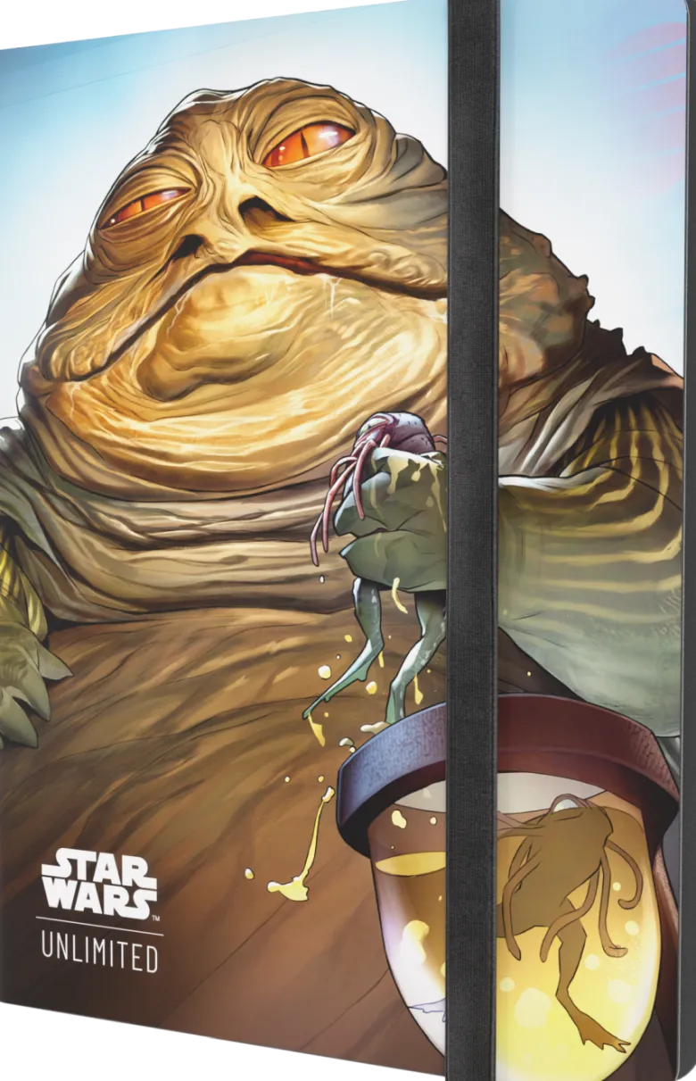 Gamegenic: Star Wars Unlimited Card Game - 18-Pocket Album - Leia Organa/Jabba the Hutt