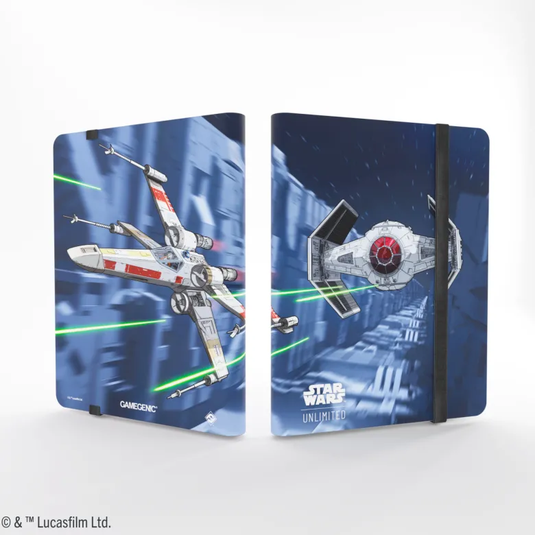 Gamegenic: Star Wars Unlimited Card Game - 18-Pocket Album - X-wing/Tie Figh