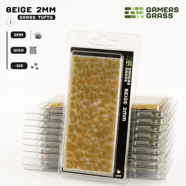 Gamers Grass: Beige Tuft (2mm)