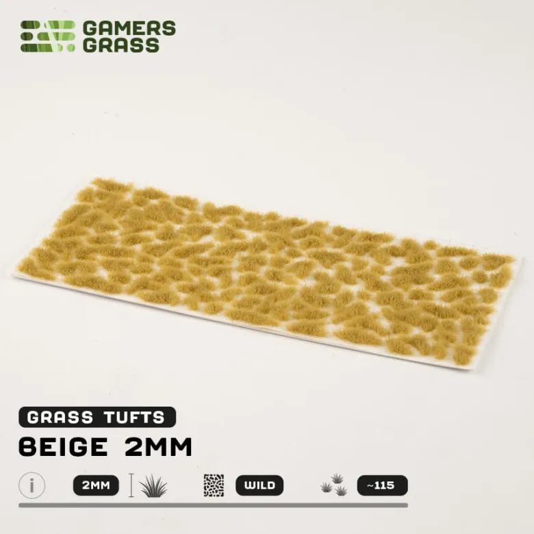 Gamers Grass: Beige Tuft (2mm)