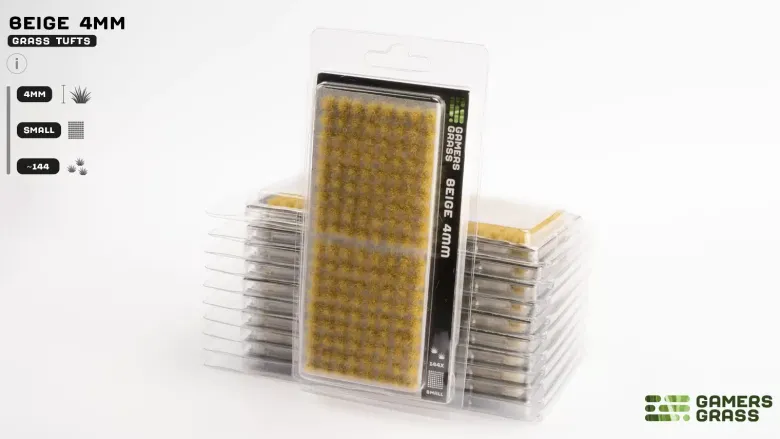 Gamers Grass: Beige Tuft (4mm) small