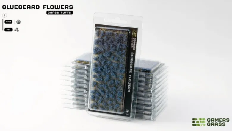 Gamers Grass: Bluebeard Flowers