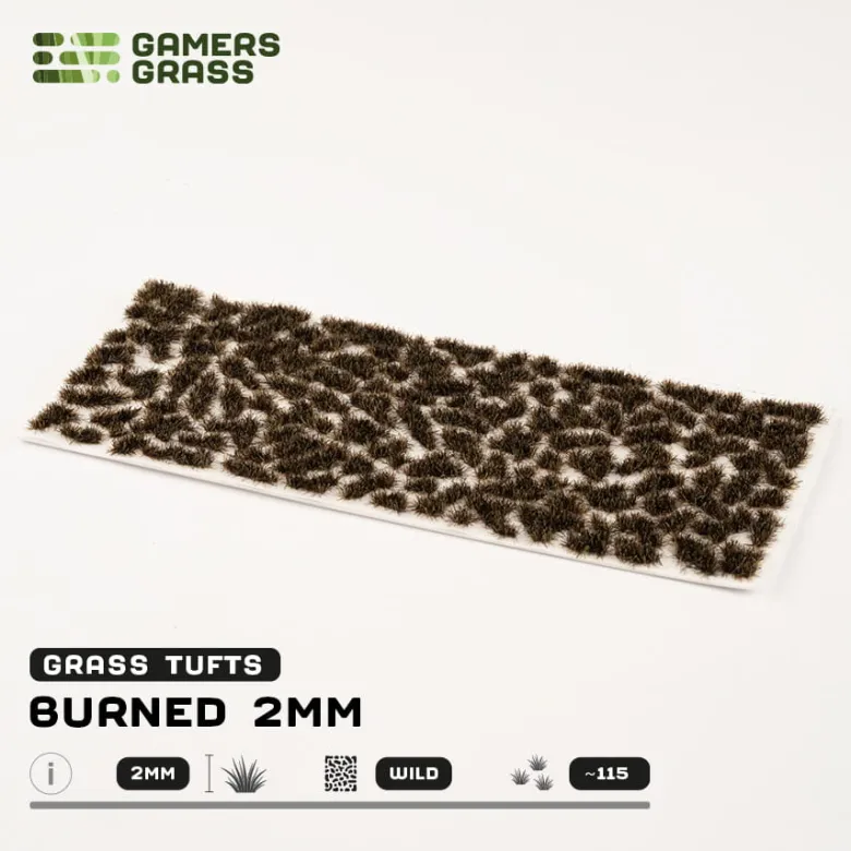 Gamers Grass: Burned Tuft (2mm)