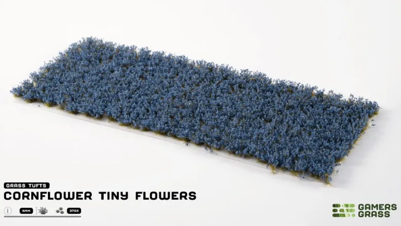 Gamers Grass: Cornflower Tiny Flowers