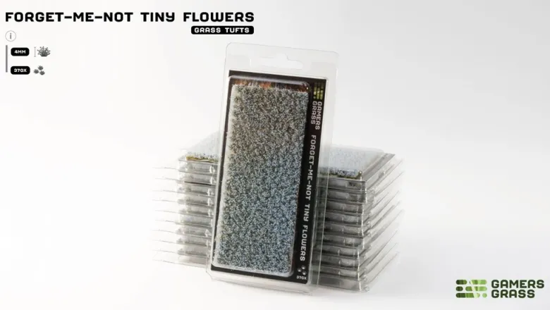 Gamers Grass: Forget-me-not Tiny Flowers