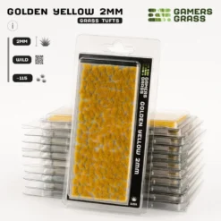 Gamers Grass: Golden Yellow Tuft (2mm)