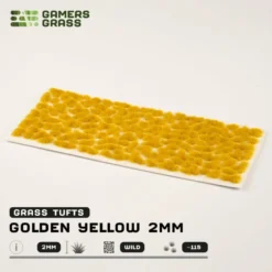 Gamers Grass: Golden Yellow Tuft (2mm)