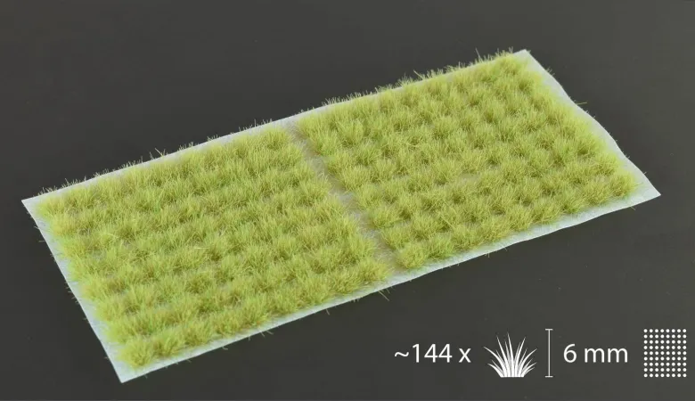 Gamers Grass: Light Green Tuft (6mm)
