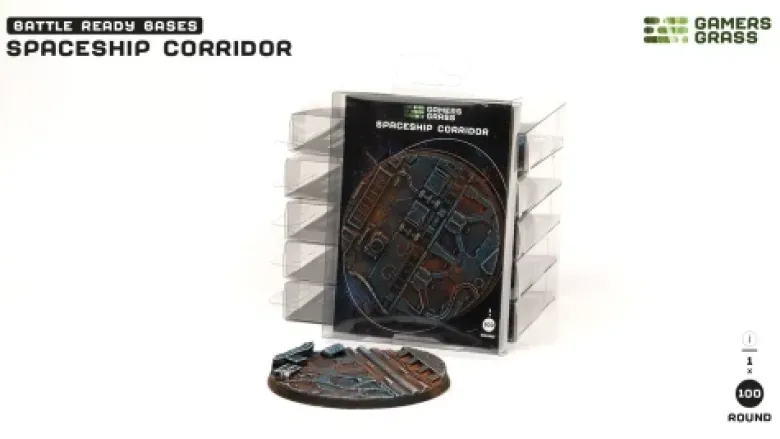 Gamers Grass: Spaceship Corridor Bases, Round 100mm