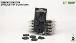 Gamers Grass: Spaceship Corridor Bases, Round 40mm