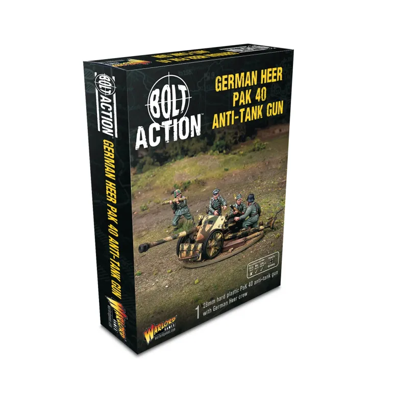 German Heer Pak 40 Anti-Tank Gun
