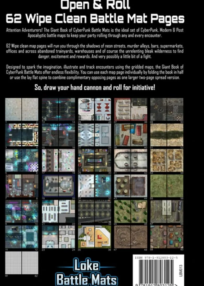 Giant Book of CyberPunk Battle Mats