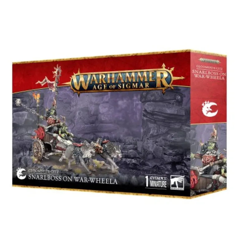 Gloomspite Gitz: Snarlboss on War-Wheela