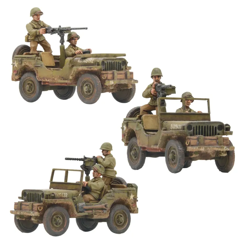 Go Everywhere! US Jeep Armoured Platoon