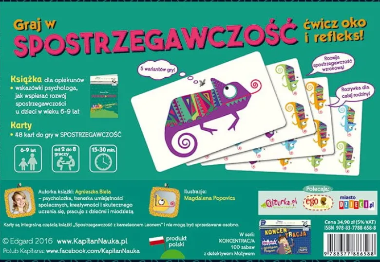 Graj w Spostrzegawczość z Kameleonem Leonem