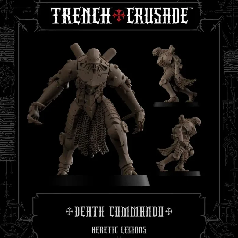 Heretic Legions Death Commando with Tartarus Claws