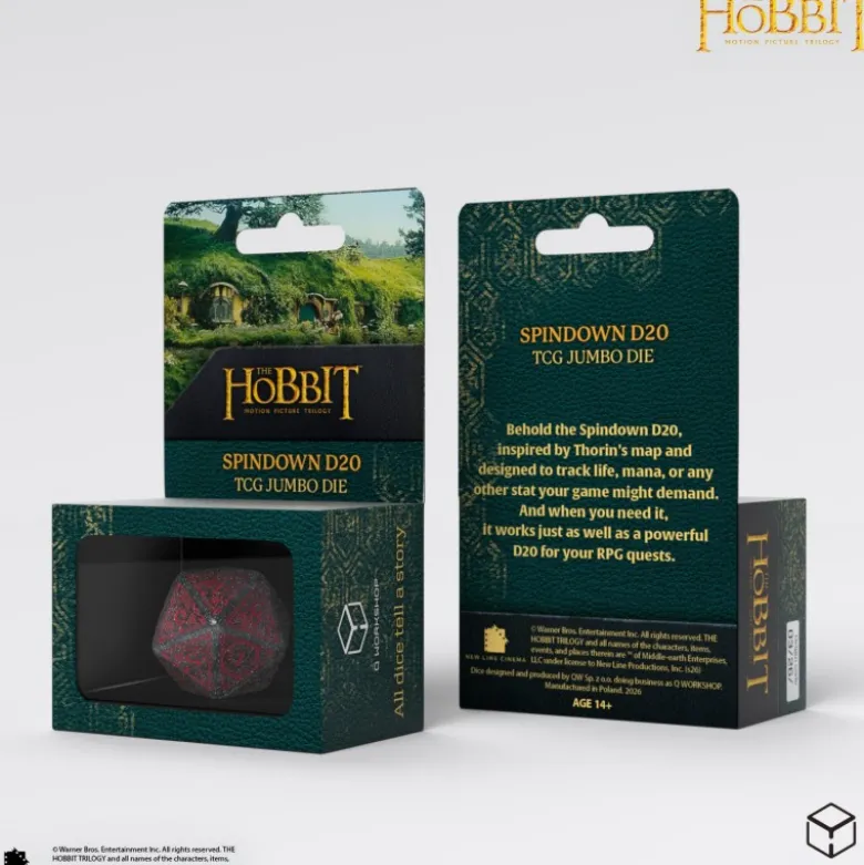 Hobbit Spindown K20 - Kość TCG Jumbo: Lunaris
