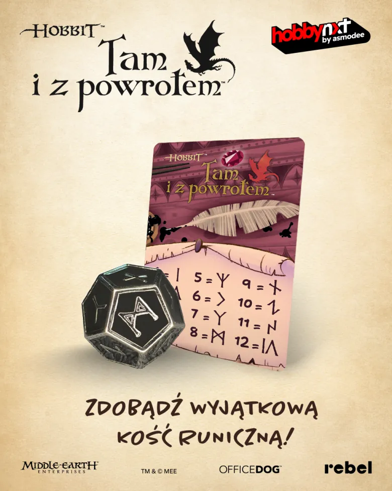 Hobbit: Tam i z powrotem + kość runiczna