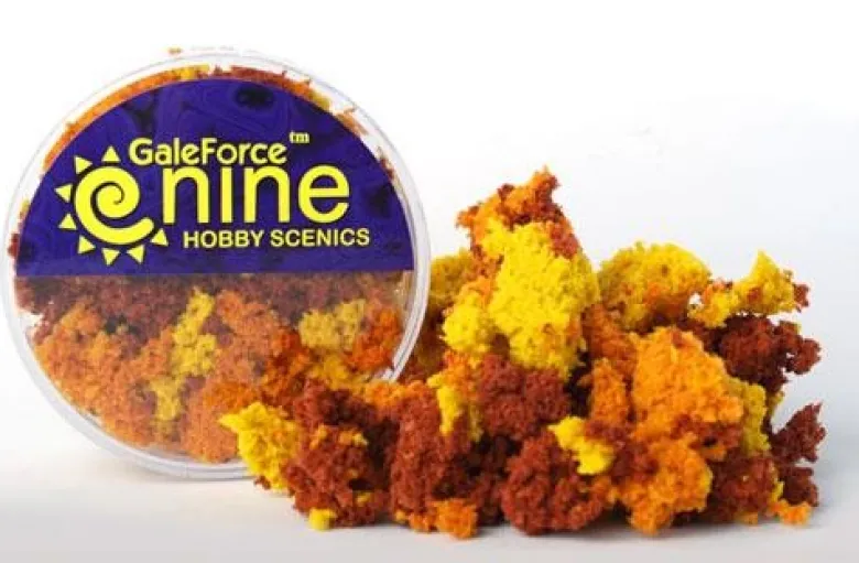 Hobby Round: Autumn 3 Color Clump Foliage Mix