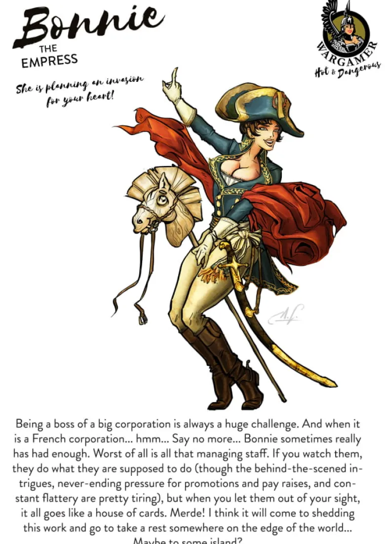 Hot & Dangerous: Bonnie the Empress (54mm)
