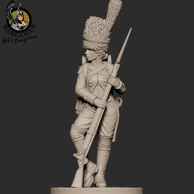 Hot & Dangerous: Celine, the Old Guard Grenadier (28 mm)