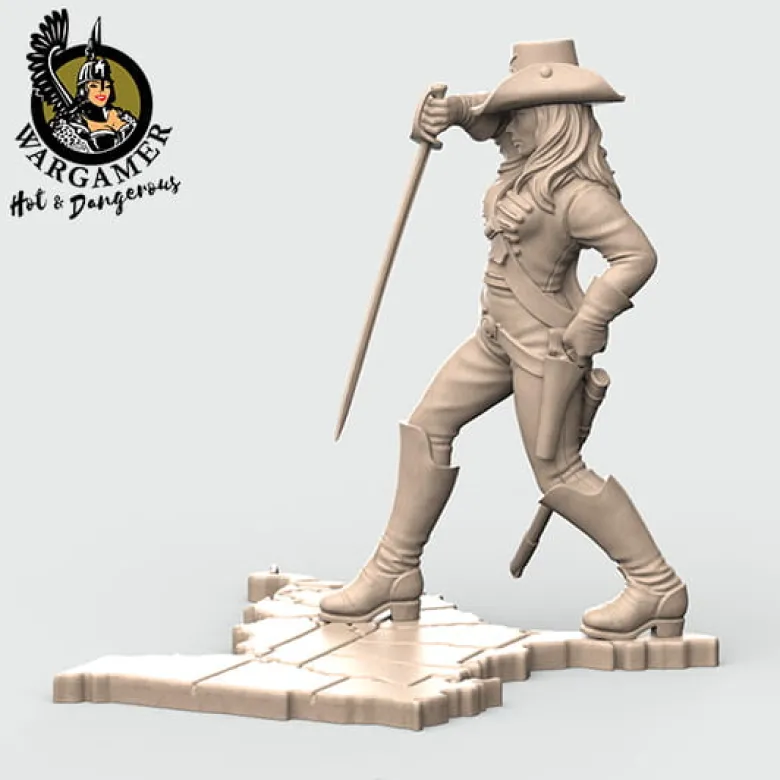 Hot & Dangerous: Dixie from the Confrederate Cavalry (54mm)