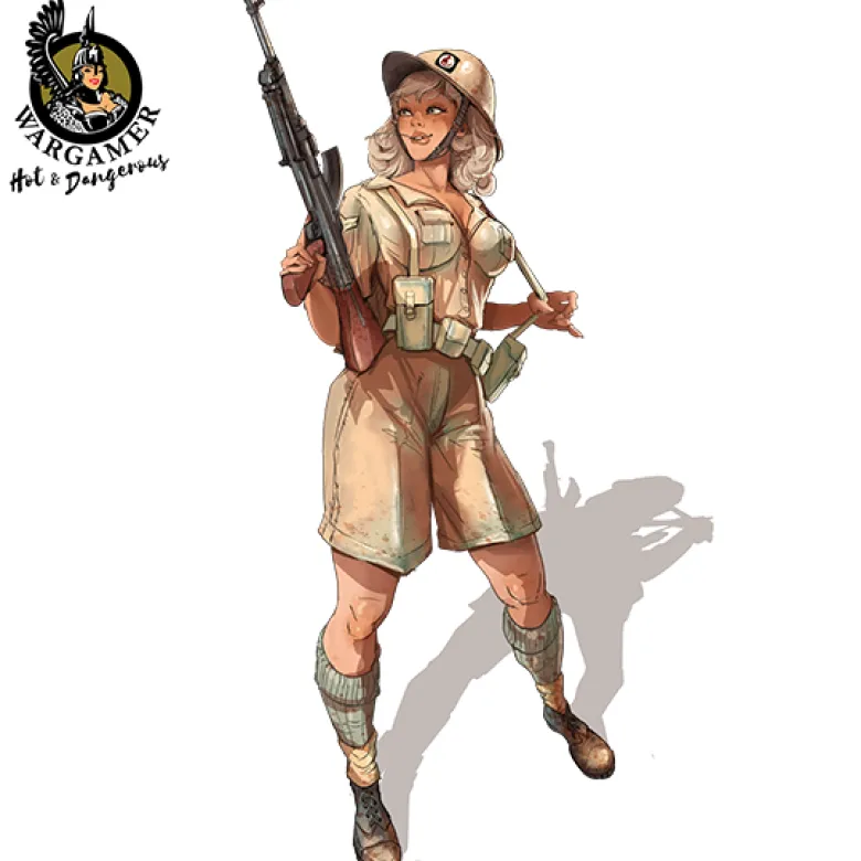Hot & Dangerous: Emma, the Desert Rat (54 mm)
