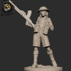 Hot & Dangerous: Emma, the Desert Rat (54 mm)