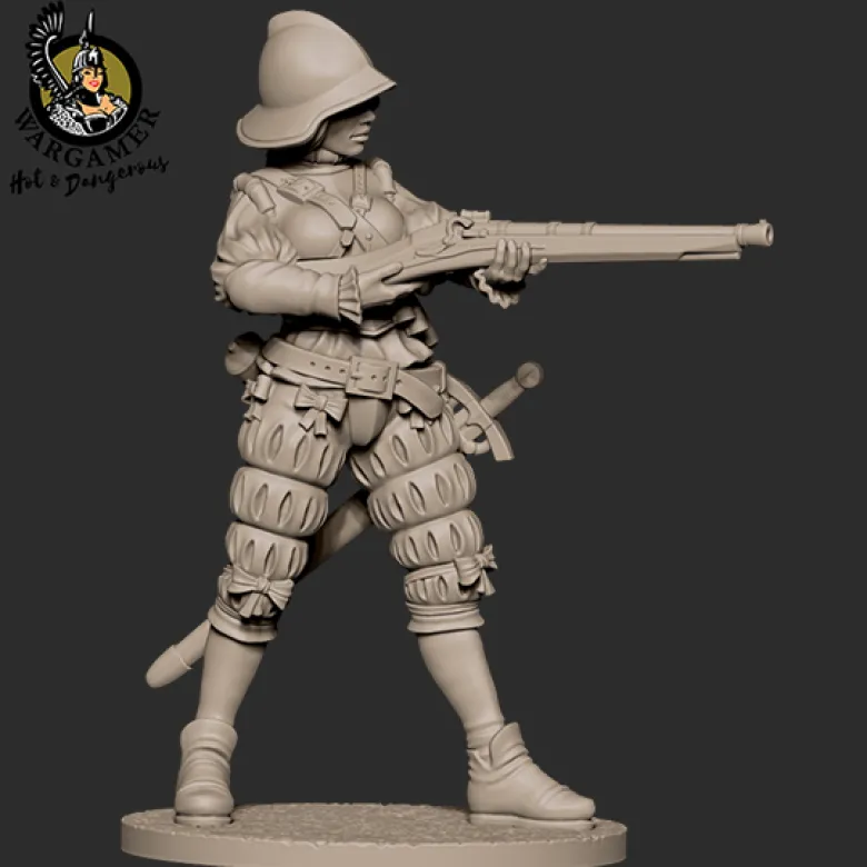 Hot & Dangerous: Francesca the Conquistador (28 mm)
