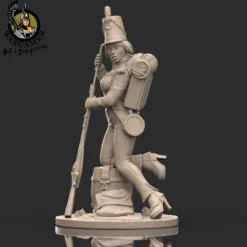 Hot & Dangerous: Katie from the 95th Riffle (54mm)