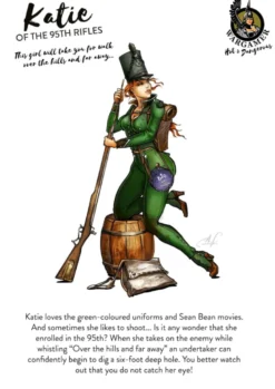 Hot & Dangerous: Katie from the 95th Riffle (54mm)