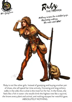 Hot & Dangerous: Ruby, the Trapper (28mm)