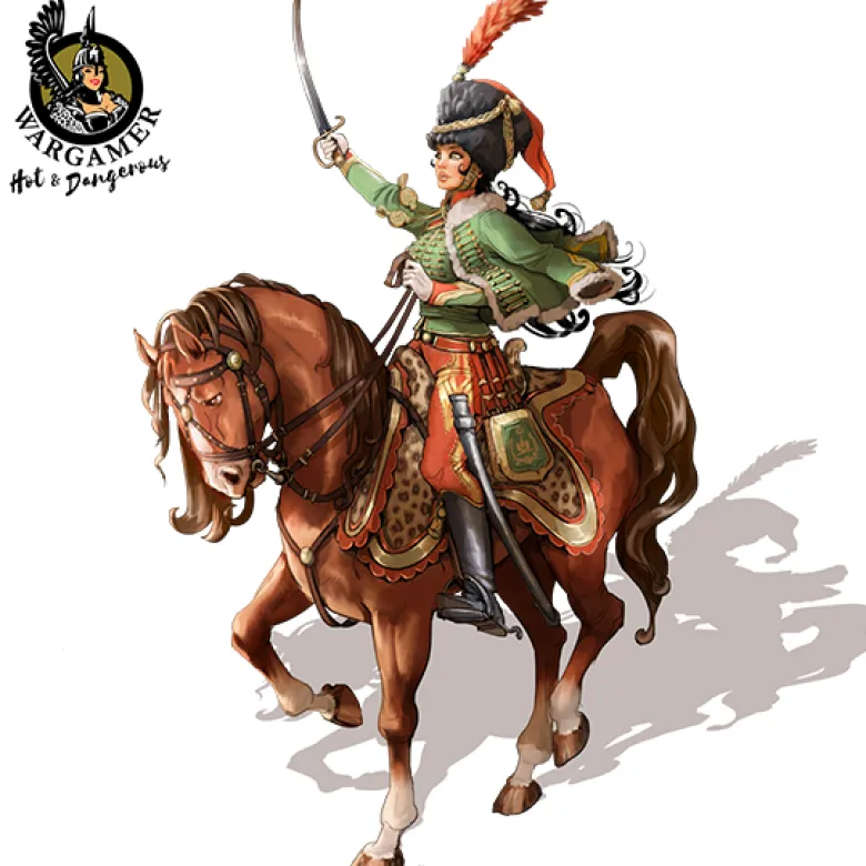 Hot & Dangerous: Victoria, the French Hussar (54 mm)
