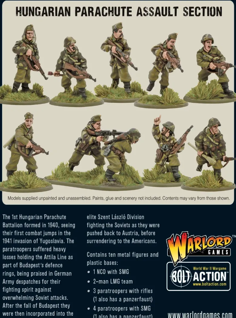 Hungarian Parachute Assault section