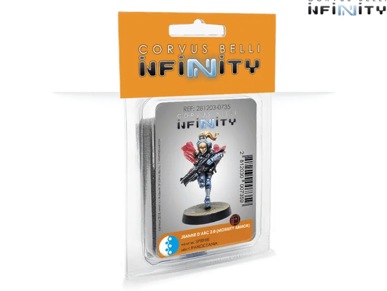 Infinity: Jeanne d'Arc with Mobility Armor and Spitfire