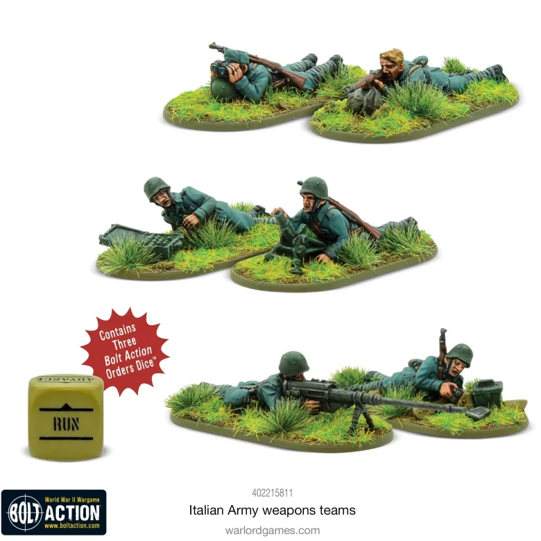Italian Army Weapons Teams