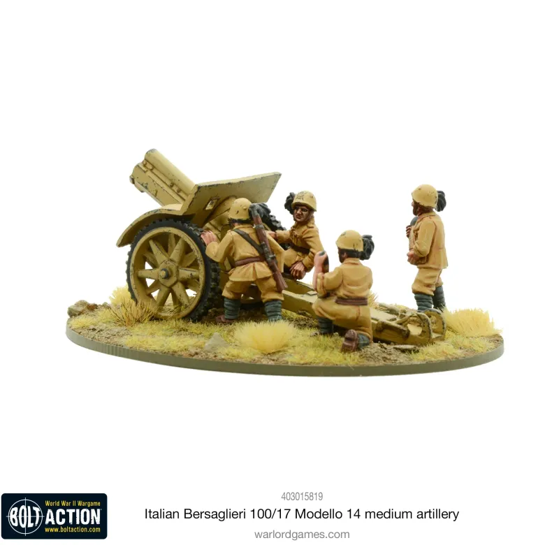 Italian Bersaglieri 100/17 Modello 14 Medium Artillery
