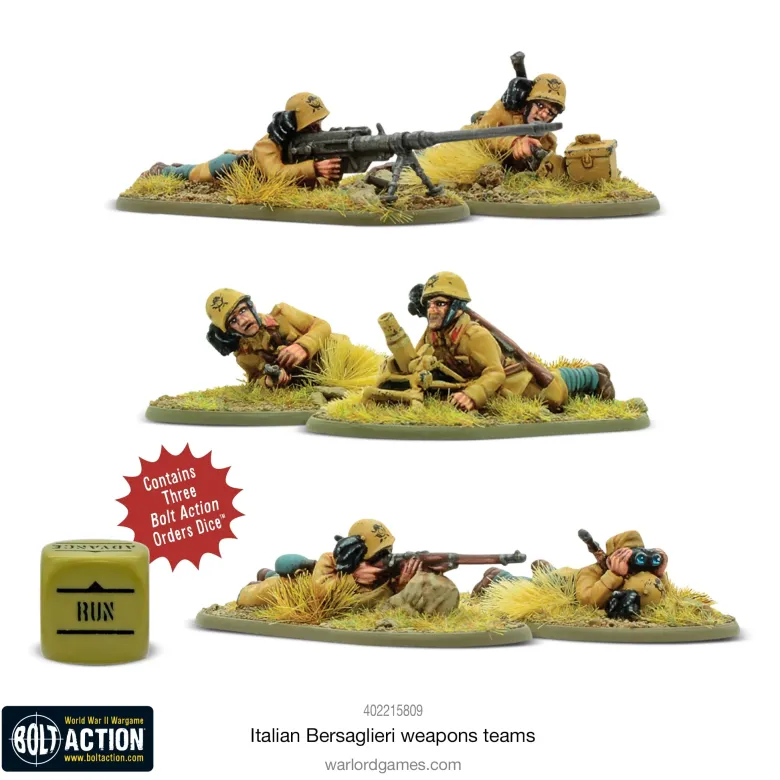 Italian Bersaglieri Weapons Teams