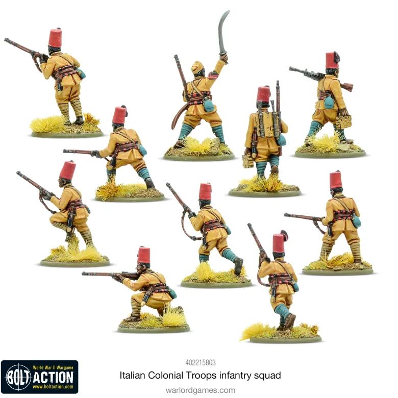 Italian Colonial Troops Infrantry Squad
