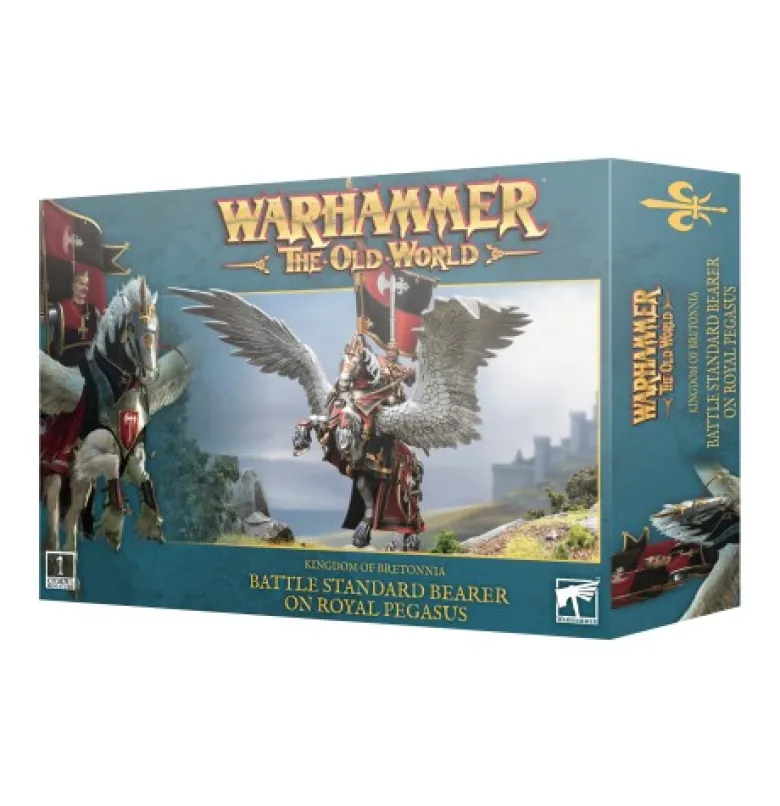 Kingdom of Bretonnia: Battle Standard Bearer on Royal Pegasus