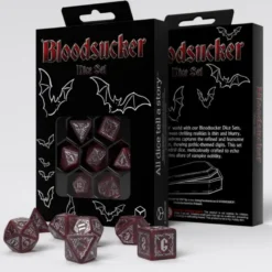 Kości Bloodsucker Szkarłatny (Bordowo-srebrne)