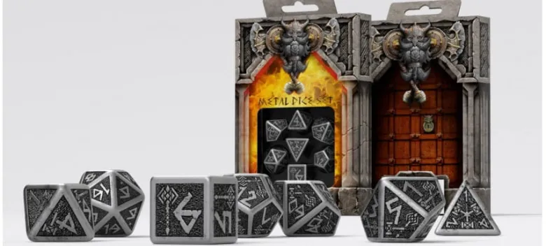 Kości Q-workshop Metalowe Krasnoludzkie