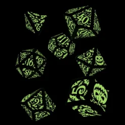 Kości RPG Halloween Pumpkin - Jack O’Lantern