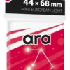 Koszulki na karty Rebel: Ara Light - Mini European (44x68mm), 100 sztuk
