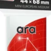 Koszulki na karty Rebel: Ara Medium- Mini European (44x68mm), 100 sztuk