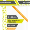 Koszulki na karty Rebel: Mini American Premium (41x63mm), 100sztuk