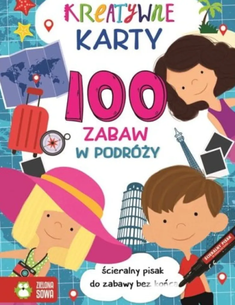Kreatywne Karty - 100 łamigłówek w podrózy