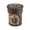 Kubek Steampunk Brązowo-złoty, skórzany