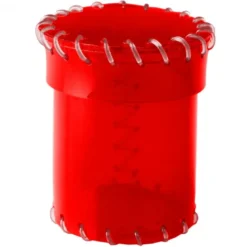 Kubek z Ery Plastiku Przyjrzysto-Czerwony, PVC